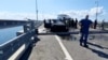 Пошкоджений проліт Керченського (Кримського) мосту, 17 липня 2023 року