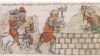 Мстислав закладає церкву Богородиці у Тмутаракані у 1022 році. Мініатюра з Радзивіллівського літопису, XV ст.