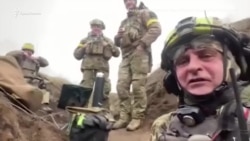 Военнослужащий ВСУ из Крыма Ярослав Пилунский с побратимами записывают видеоприветствие с боевых позиций 
