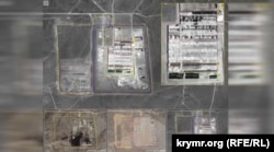 Порівняльний колаж супутникових знімків поблизу селища Новоозерне за 2018-2019 роки, Крим