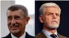 Колишній прем’єр-міністр Чехії Андрей Бабіш (ліворуч) та відставний генерал НАТО Петр Павел вийшли до другого туру чеських президентських виборів