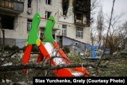 Тростянець після деокупації, весна 2022 року. Фото: Стас Юрченко, Graty