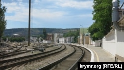 Залізничний вокзал у Феодосії, червень 2022 року