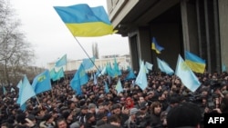 Багатотисячний мітинг на підтримку територіальної цілісності України, Сімферополь, 26 лютого 2014 року