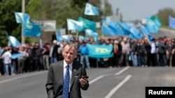 Лідер кримськотатарського народу Мустафа Джемілєв, Крим, 3 травня 2014 року