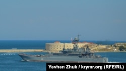 Корабель Чорноморського флоту РФ у Севастополі, архівне фото
