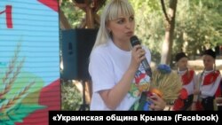 Анастасія Гридчина, очільниця проросійської регіональної організації «Українська громада Криму»